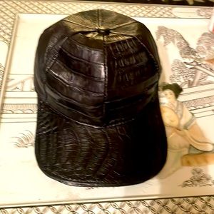 Genuine crocodile hat